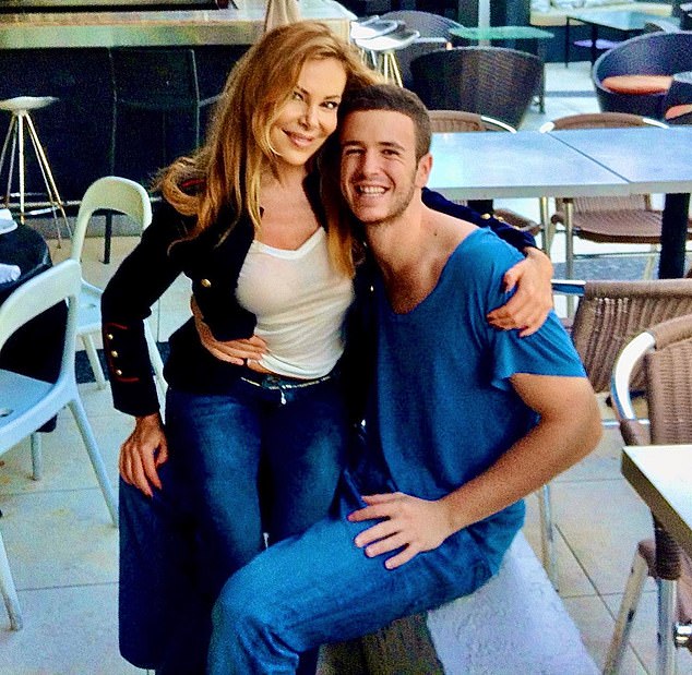 Pictured: Actress and presenter Ana Obregón is seen with her late son Aless Lequio